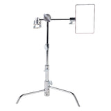 5-inch Pocket C-Stand with 1/4"-20 adapter, adjustable height for product photography and tabletop shoots.