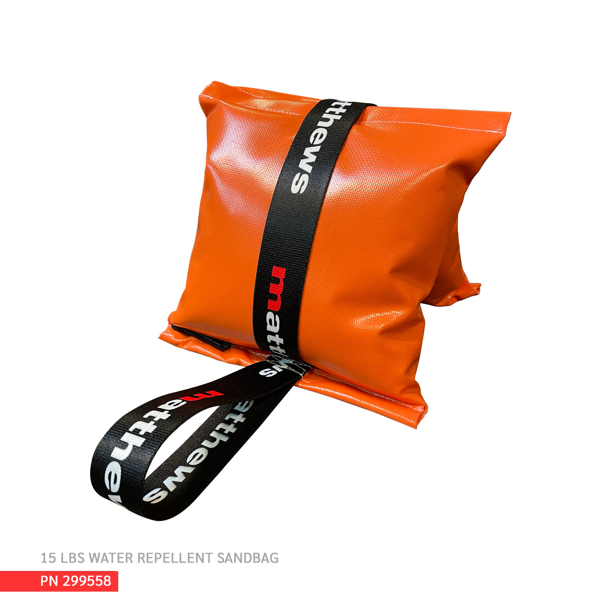 Water Repellent Sandbags Orange Empty