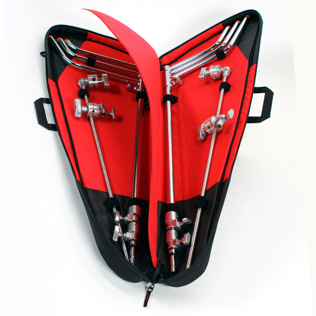 C-Stand Shoulder KitBag with organized C-Stand parts for easy transport and durability