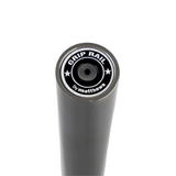 Grip Rail telescoping grid pipe from Matthews Studio Equipment, showcasing the top view and logo design.