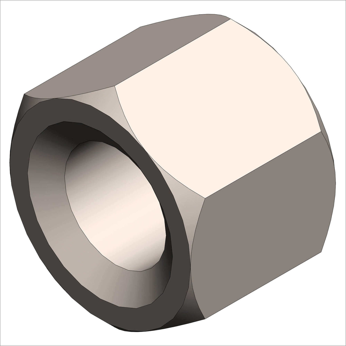 PN 1024/100 - LNUT, HX, 5/8-11