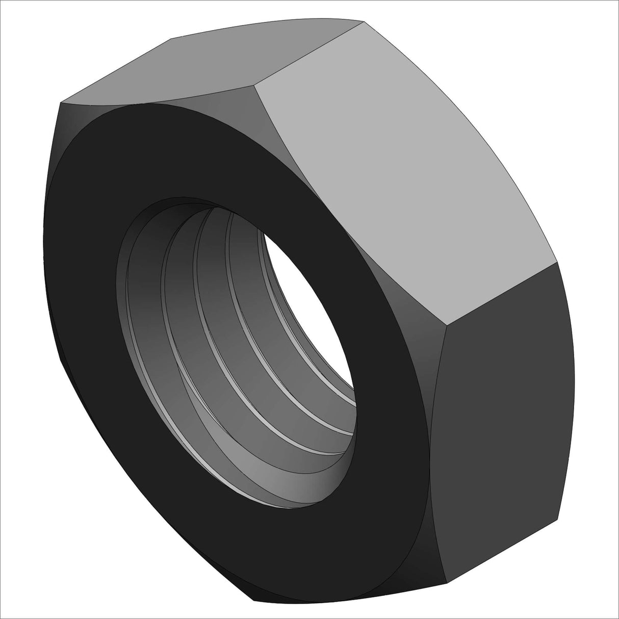 PN 1036/100 - NUT, HX, 5/16-24, JAM