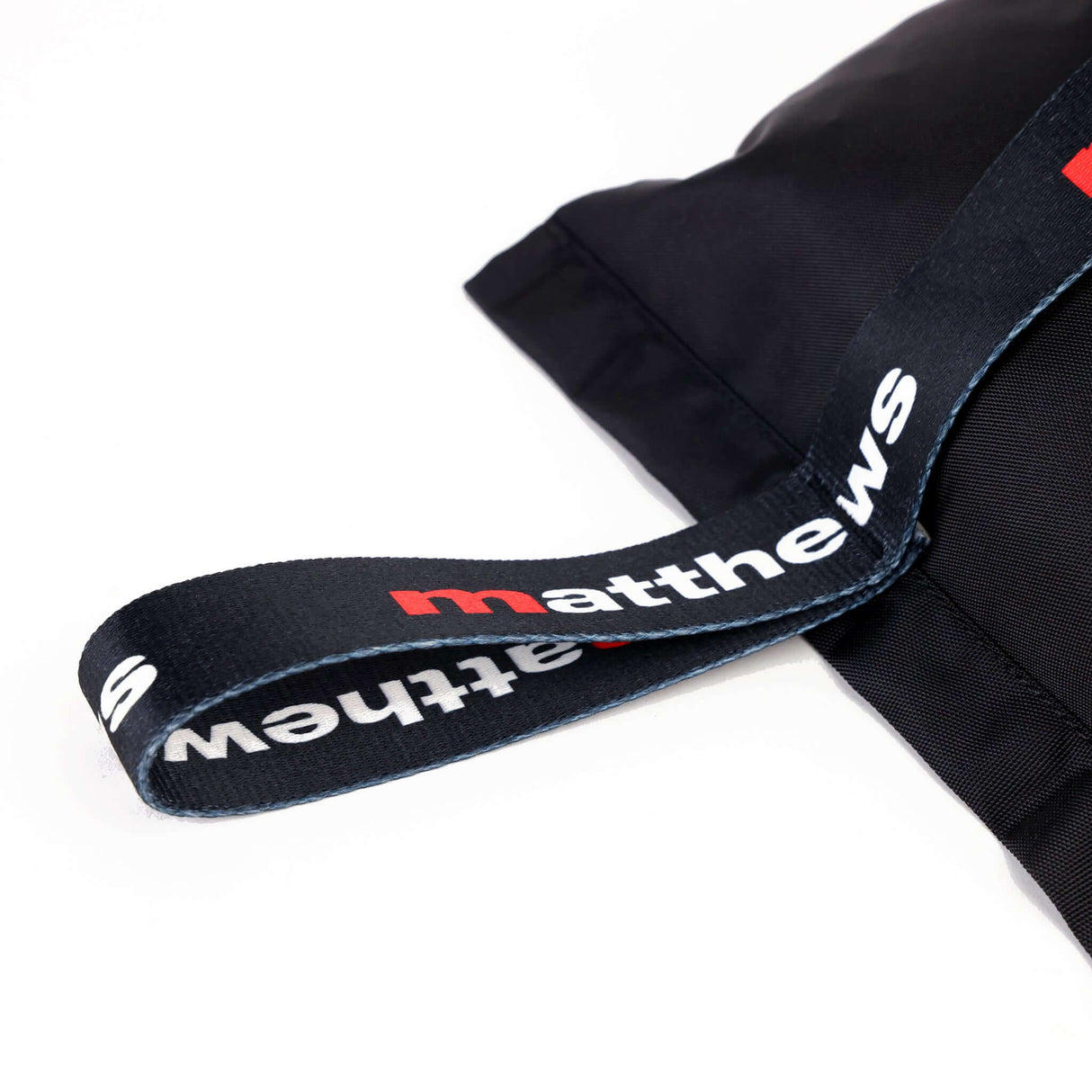 Matthews RoadBags featuring a durable black design and a sturdy strap for easy handling and weight support on set.